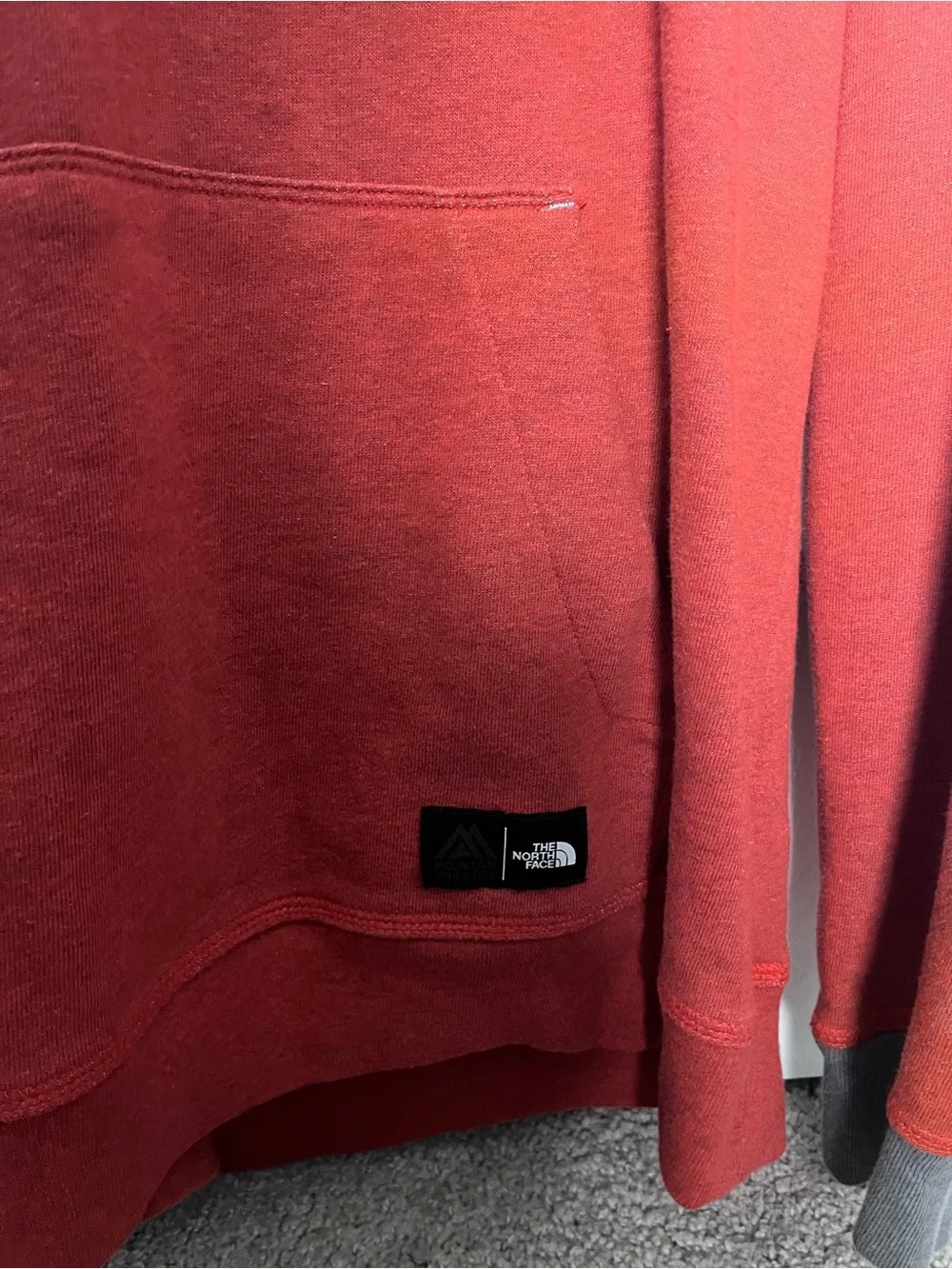 The North Face Men’s Large Long sleeve sweatshirt flash dry with hood/hoodie
